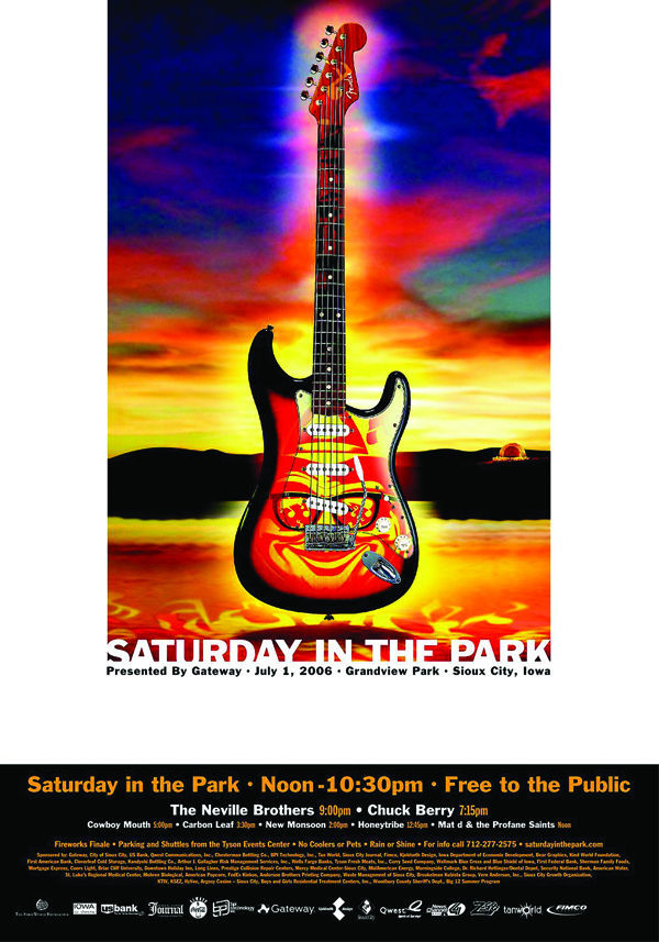 Saturday in the Park poster 2006